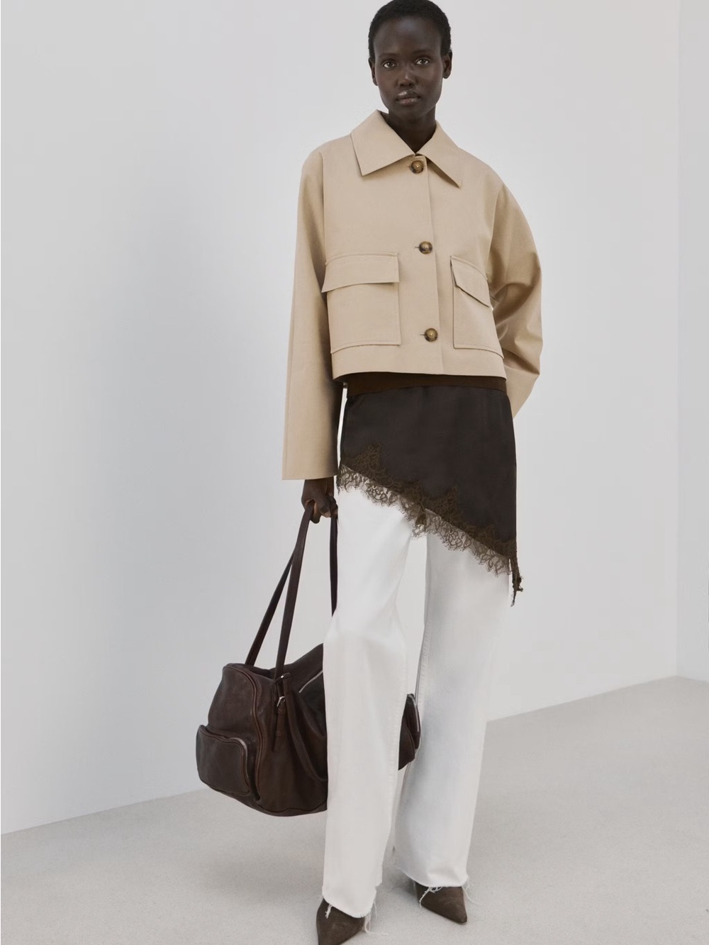 NWT (size XS) MANGO COTTON JACKET WITH POCKETS - Picture 1 of 7